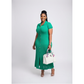 Bodycon Button Short Sleeve Maxi Dress.