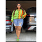 Colorblock Knitted Cardigan Sweater