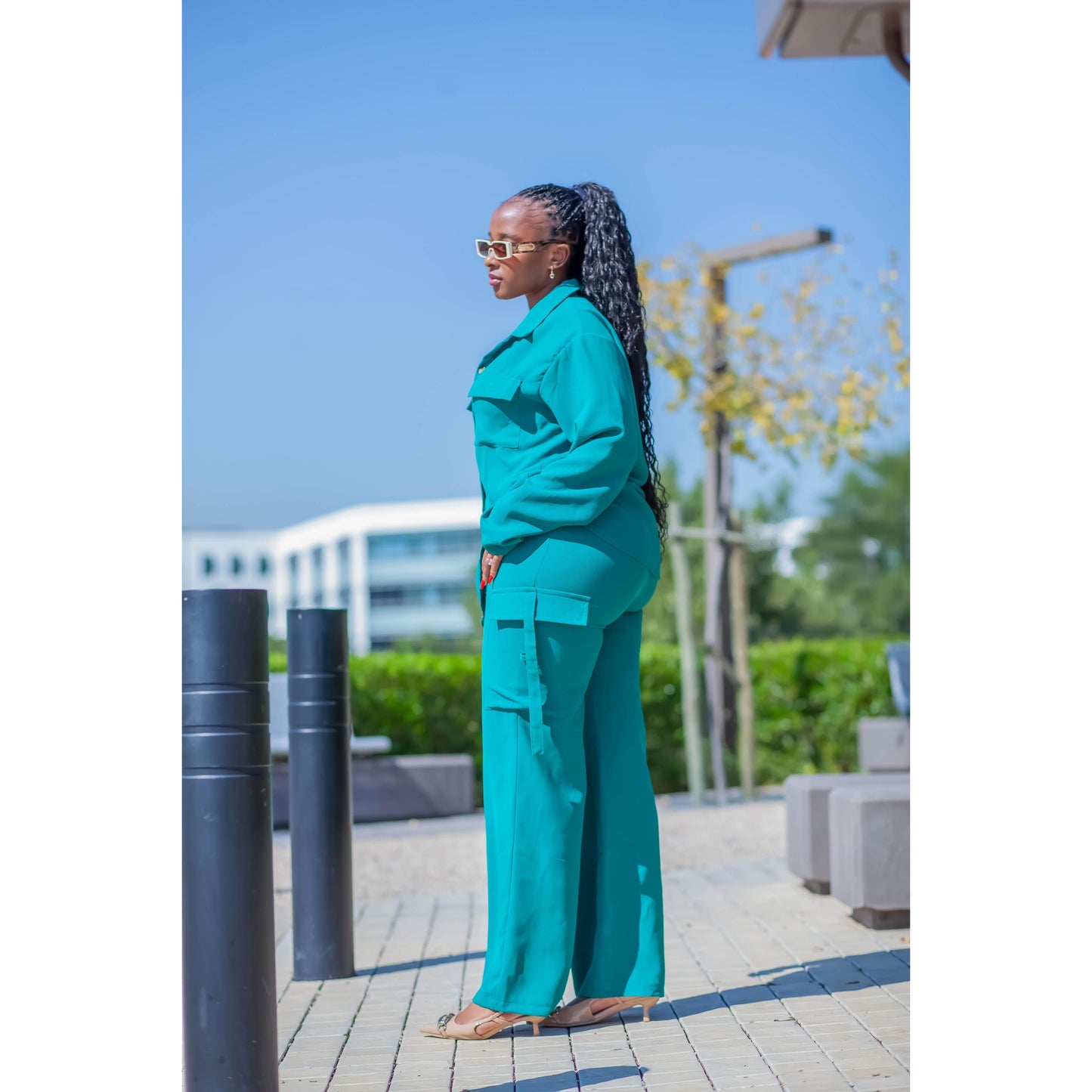 Casual Comfortable Linen Shirt And Pants Two Piece Set