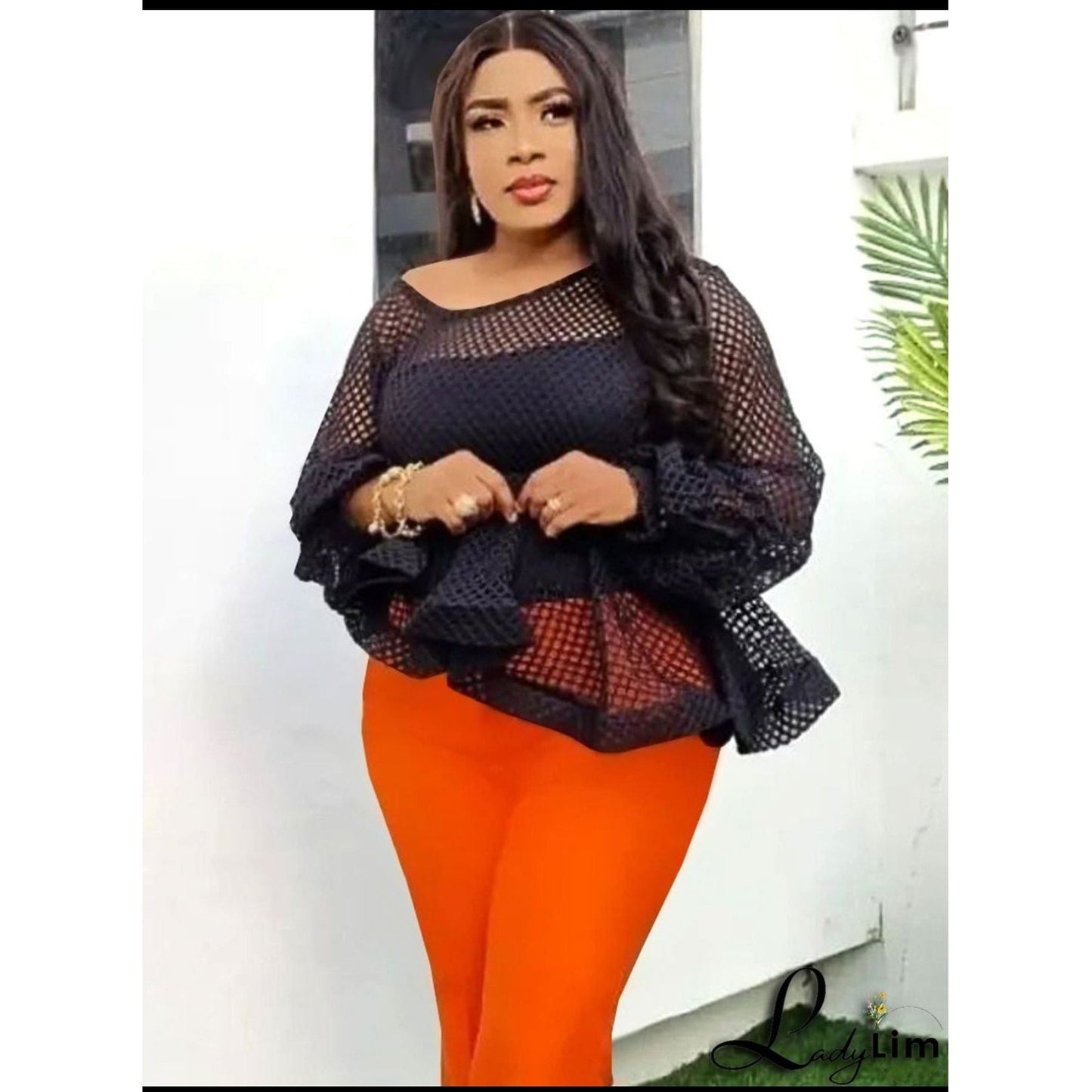 One Shoulder Off Sexy Hollow Out Camisas Top.