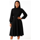 Turtleneck Long Sleeve Dress