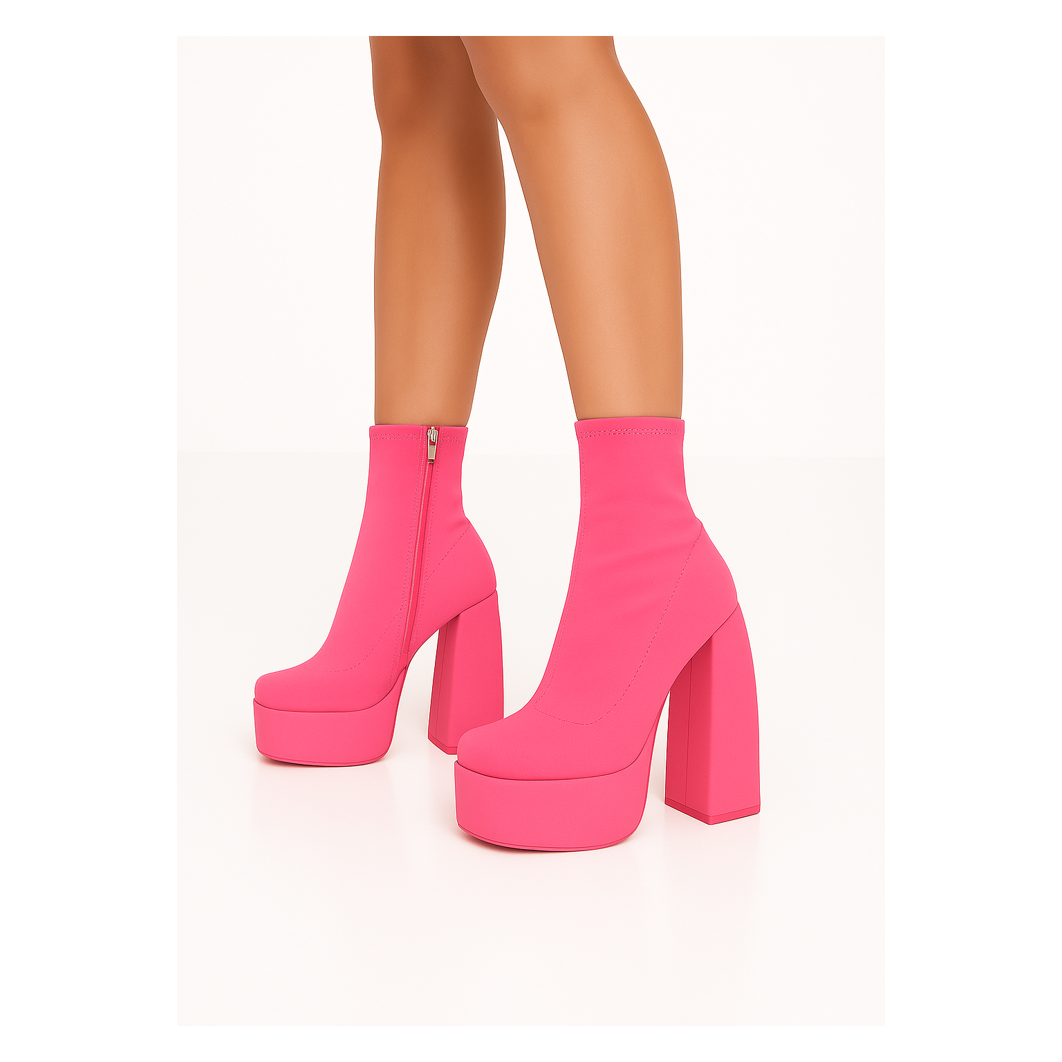 Thick Heel Ankle Boots