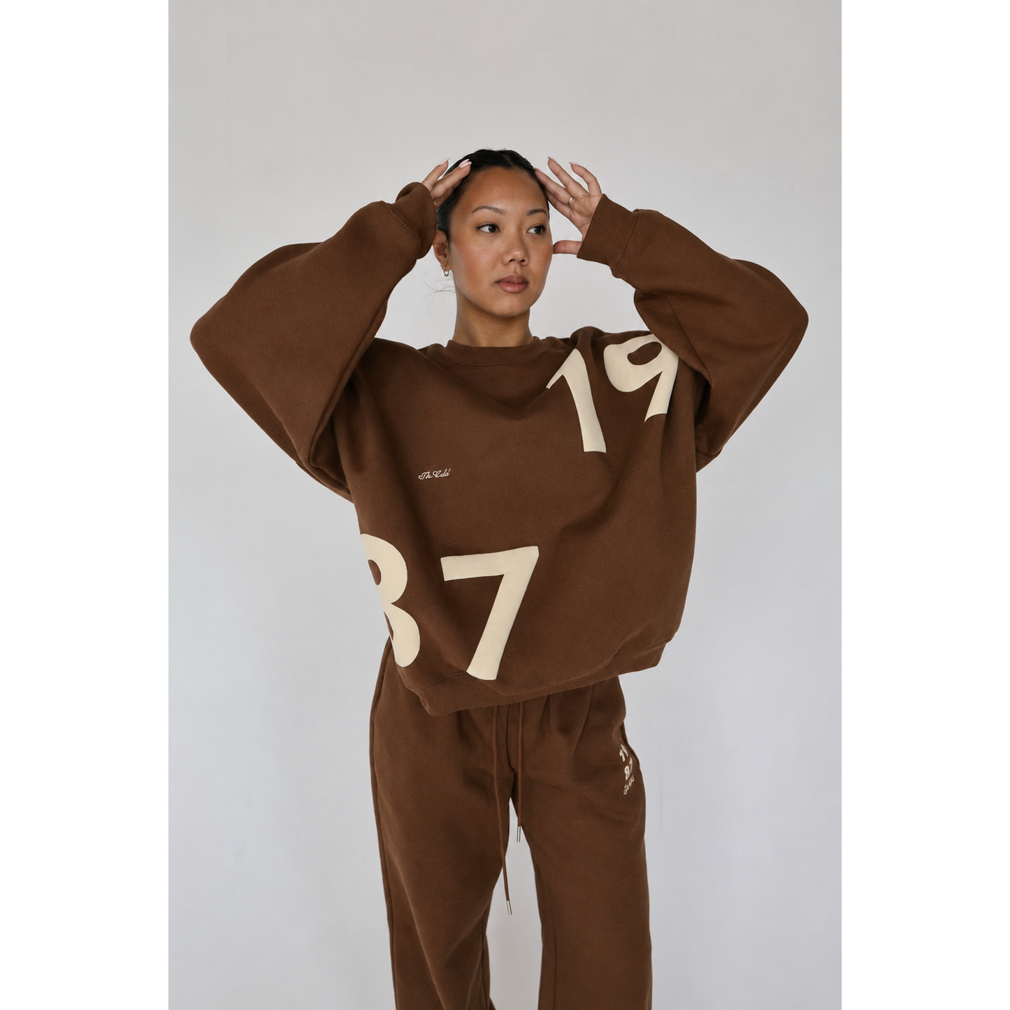 1987 Loose-Fit Sweater & Straight-Leg Pants Set