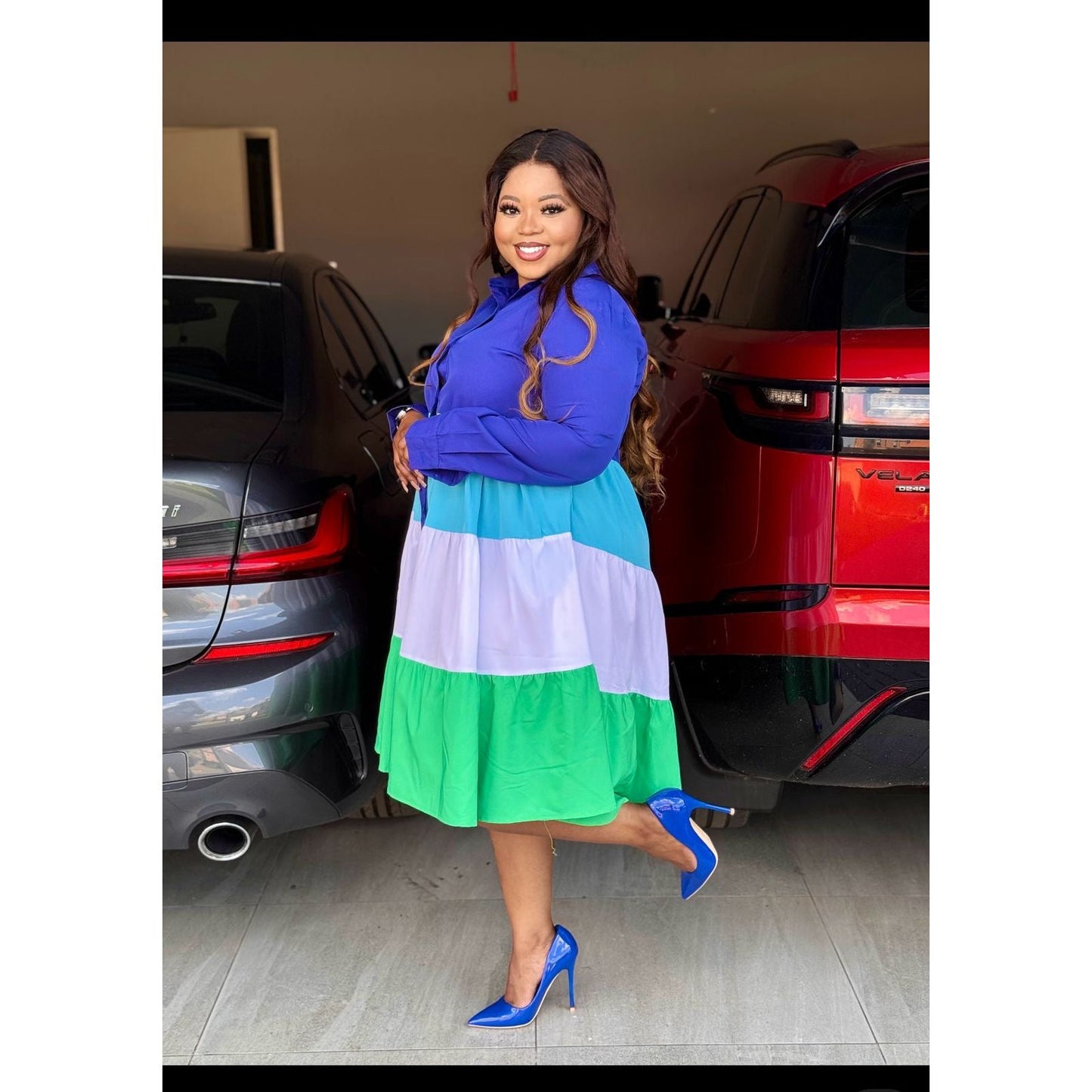 Sexy Babydoll Midi Dress