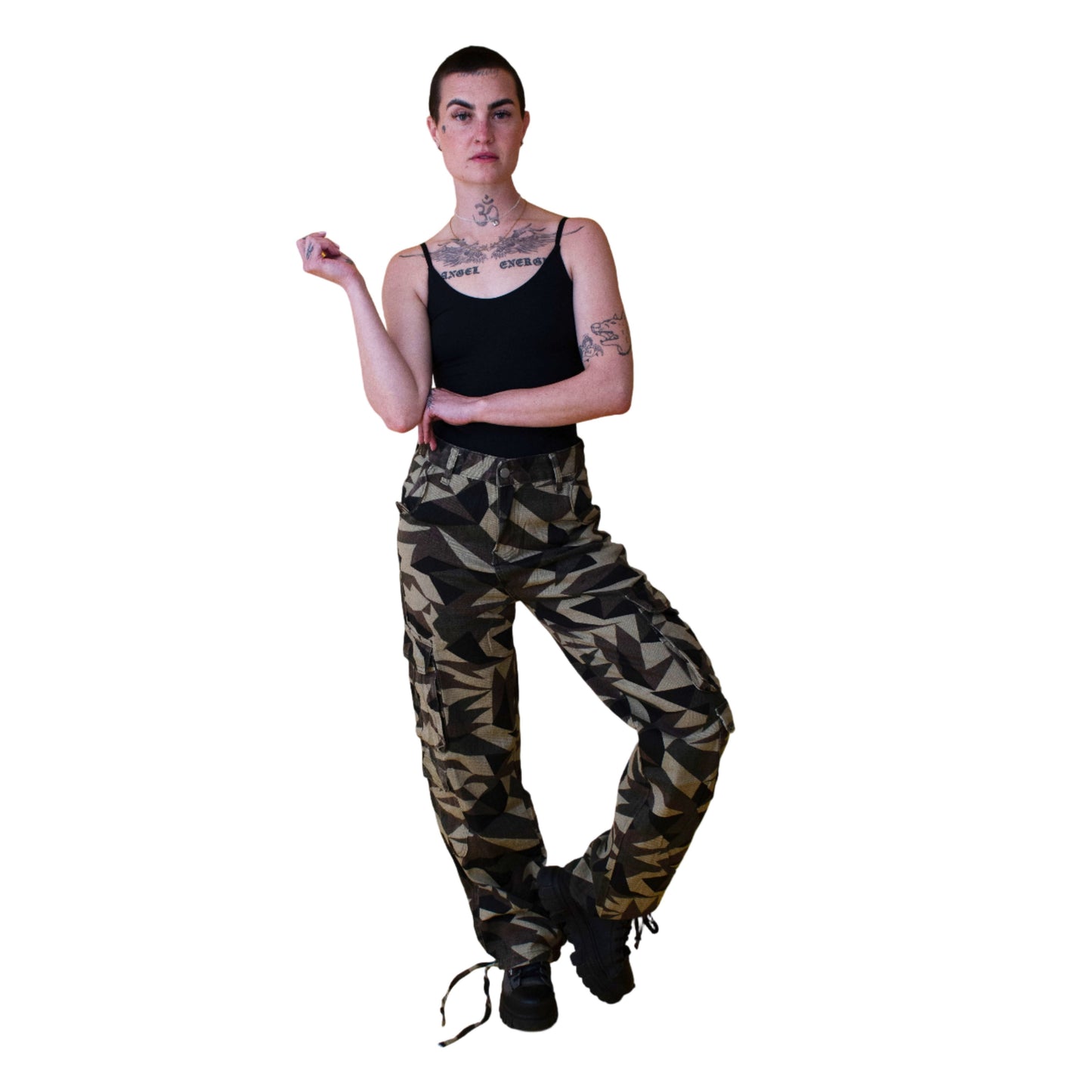 Camouflage Side Pockets Pant