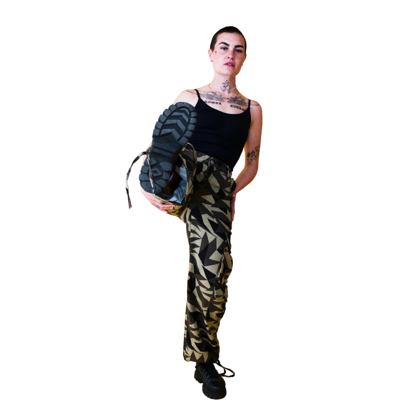 Camouflage Side Pockets Pant