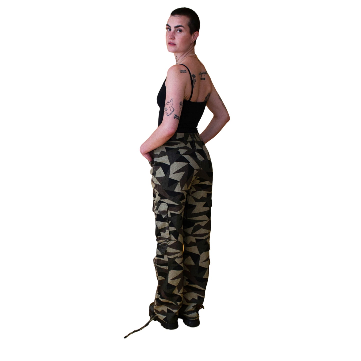 Camouflage Side Pockets Pant