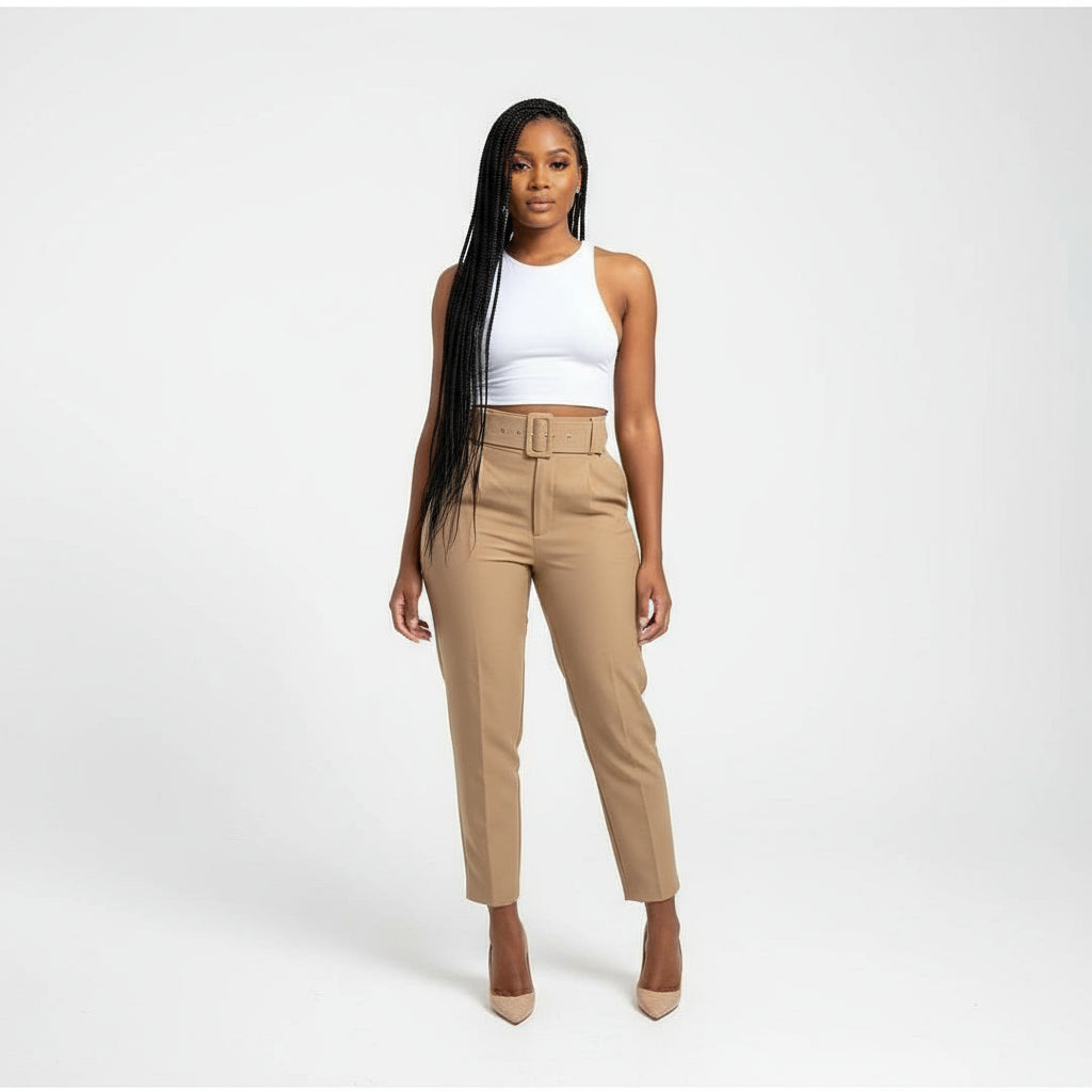 High Waisted skinny formal pants.