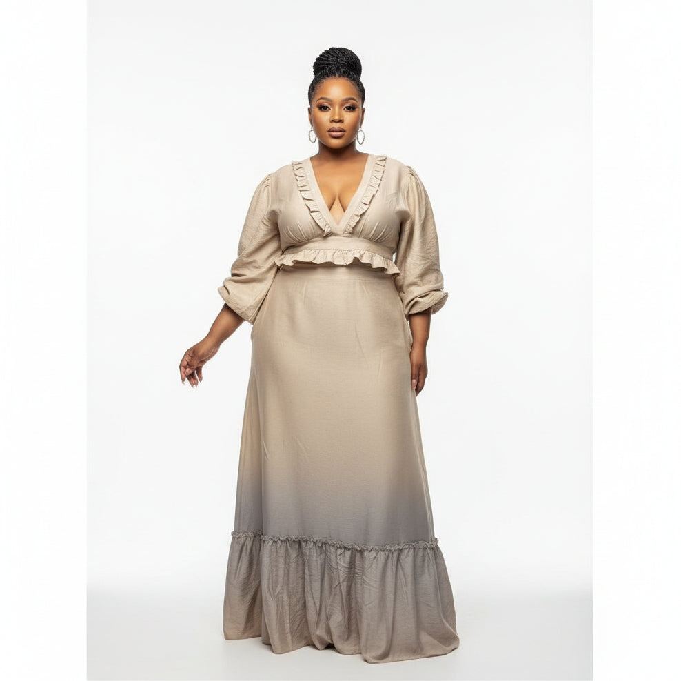 Vacation Casual Solid Color Lace Splice Dress