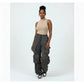 Side pocket high waisted cargo pant