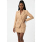 Double Breasted Blazer & Skirt Set.