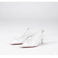 Slingback Stiletto Court Heel With Bow Design Shoe