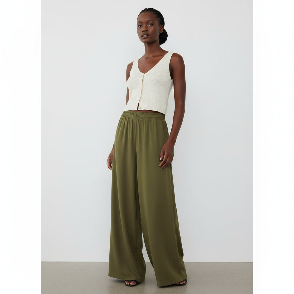 Elegant Women Bottom Loose Pants