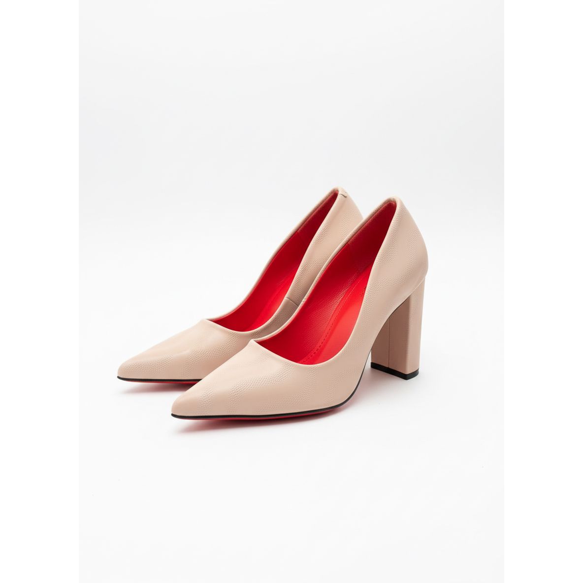 Chunky Heel Red bottom stiletto Heel Pumps