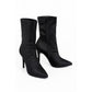 Ankle-high Sock Pointed Toe Boots