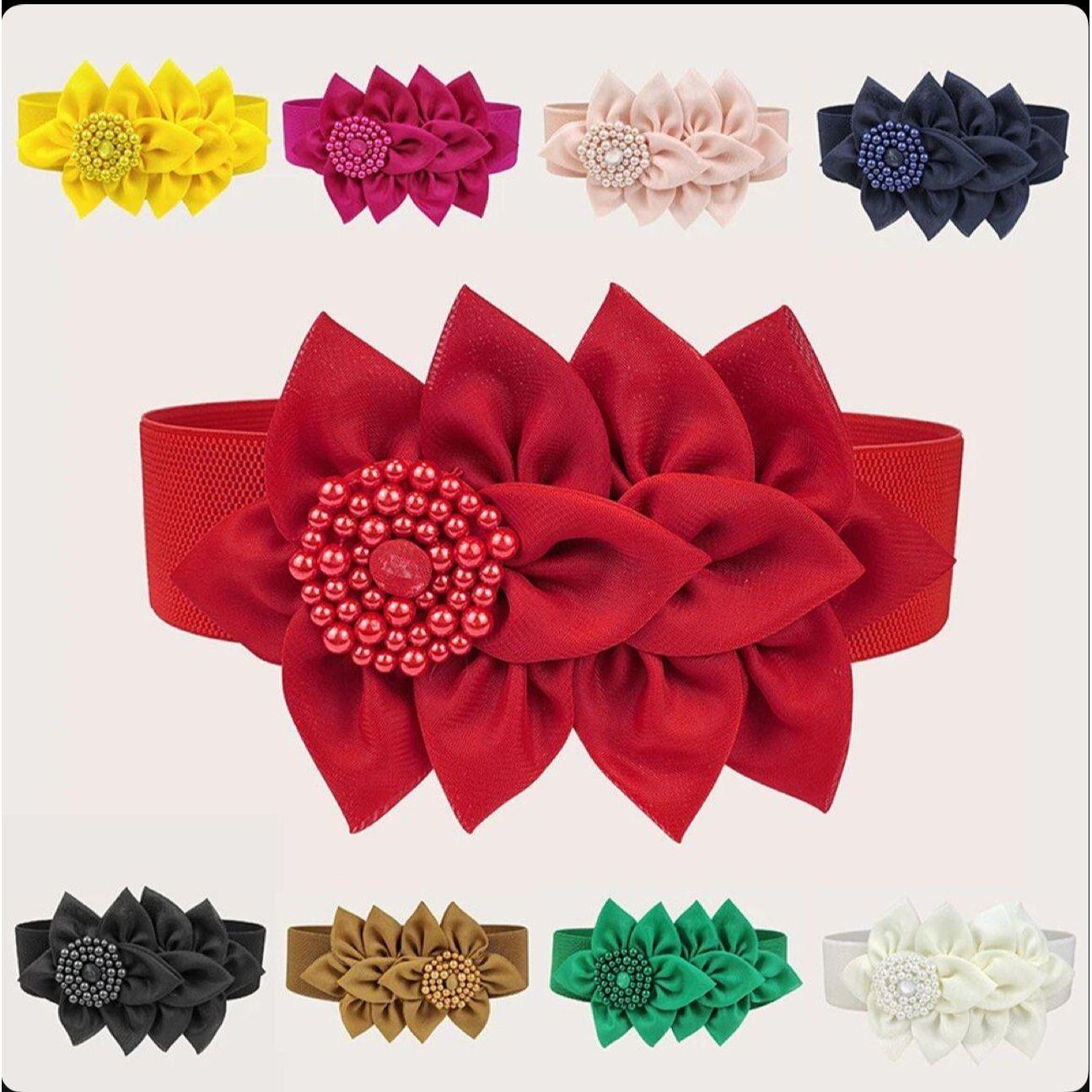 Corsets Waistband Belts Bow Decoration Wide Belt.