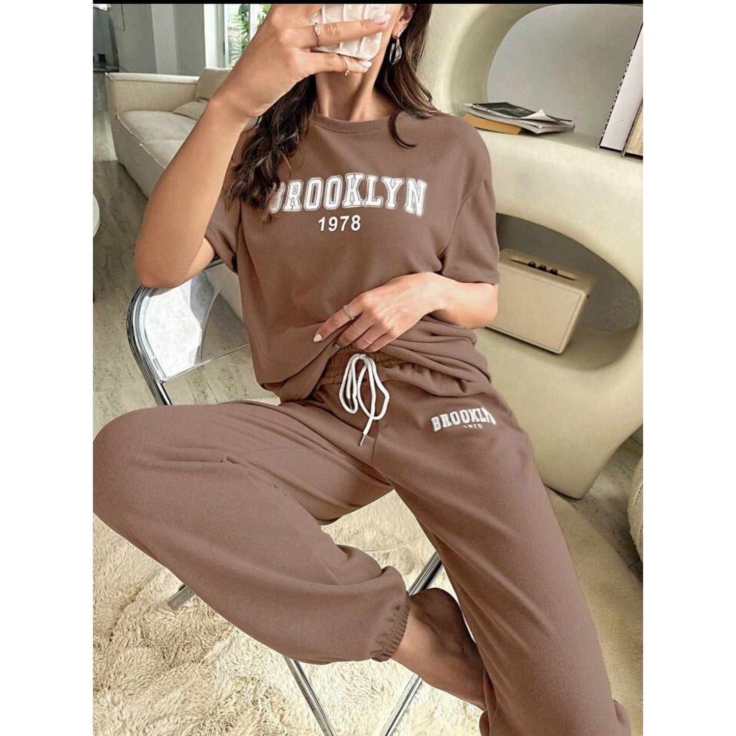 Brooklyn Tracksuit 2 Piece Set.