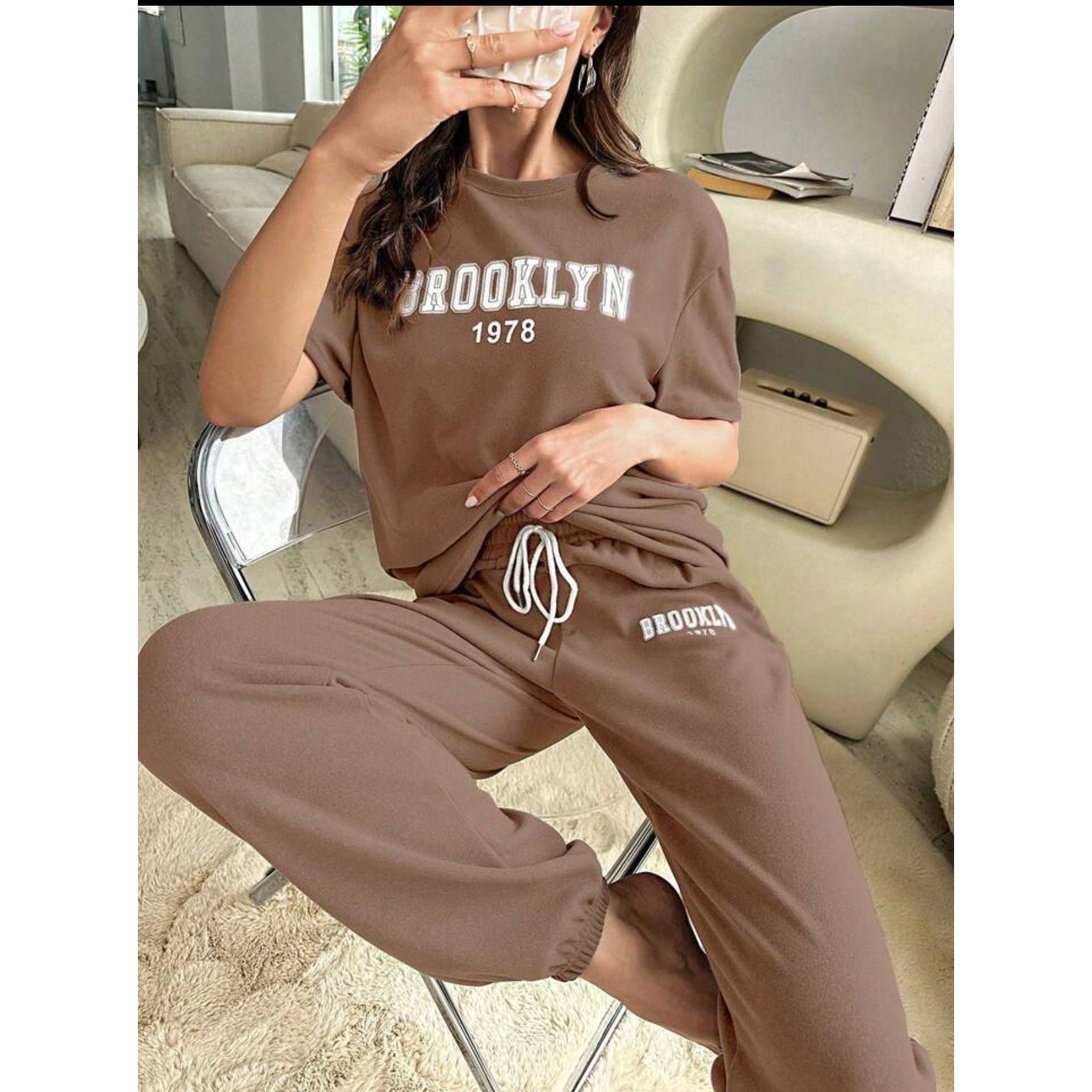 Brooklyn Tracksuit 2 Piece Set.