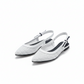 Slingback Mesh Heels Feature a Pointed Toe