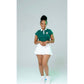 Golfer T-Shirt and Mini Skirt Set.