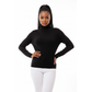 Turtleneck Ribbed Knit Sweater