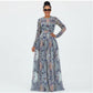 Side Slit Floral Maxi Dress