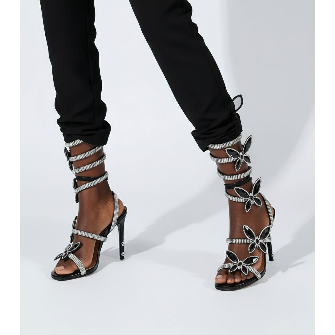 Ladies Spiral Butterfly Heels