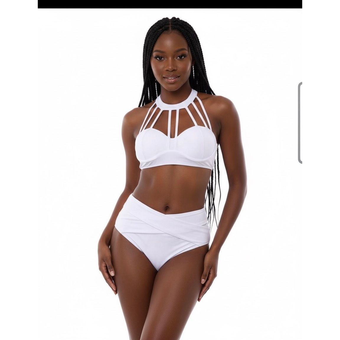 High Waist Push Up Bandage Bikini