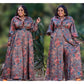 Plus-Size Palazzo Floral Jumpsuit