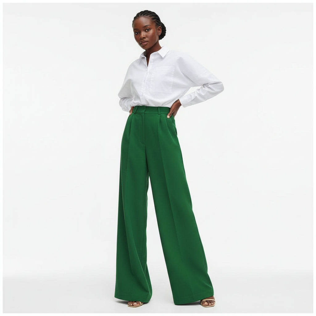Wide Leg Palazzo Pants for Women