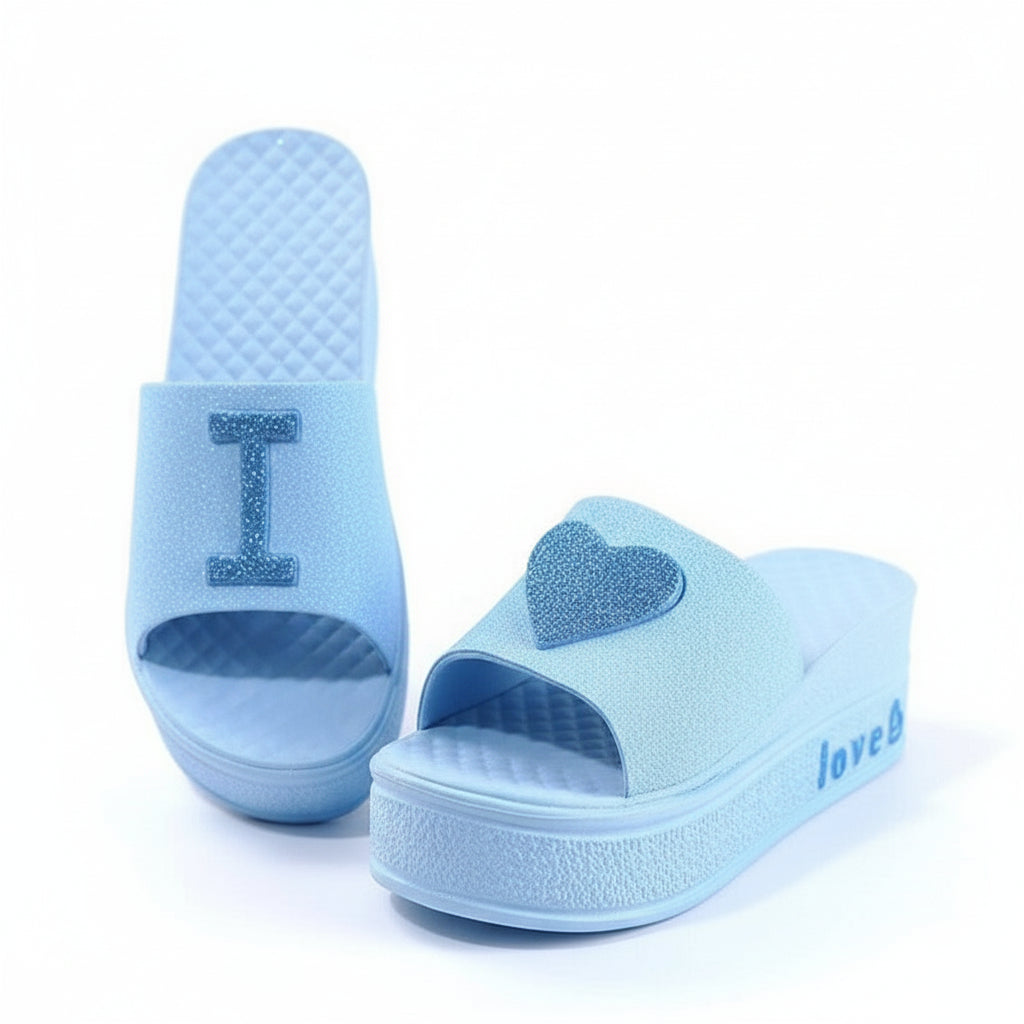 Muffin Thick Sole Flip Flops Flat-bottom.