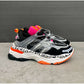 Lace-Up Sports Chunky Sneakers Platform Shoes