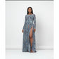 Side Slit Floral Maxi Dress