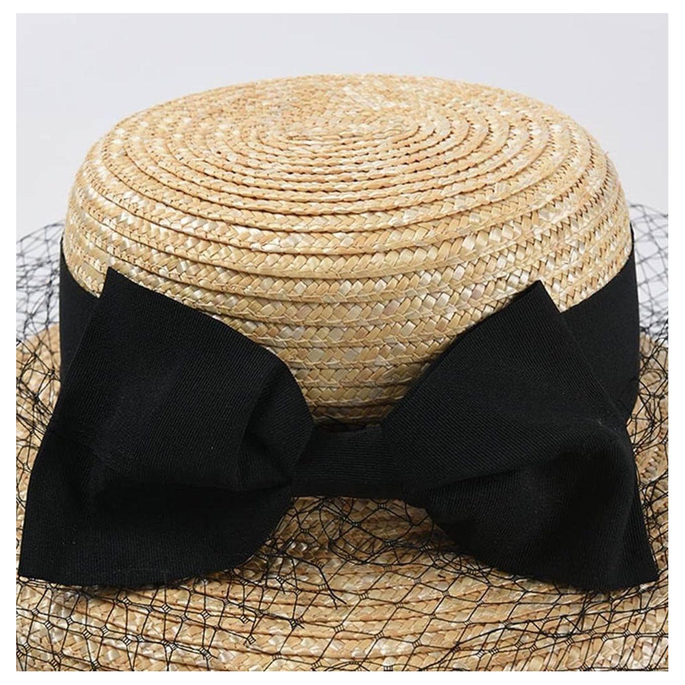 Straw Hat With Mesh