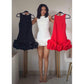 Stylish Sweet Ruffled Mini Dress No