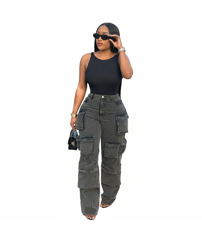 Denim Washed Cargo – YELLOW SUB TRADING