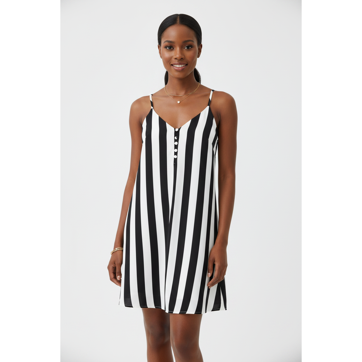 Striped Mini Dress