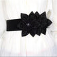 Corsets Waistband Belts Bow Decoration Wide Belt.