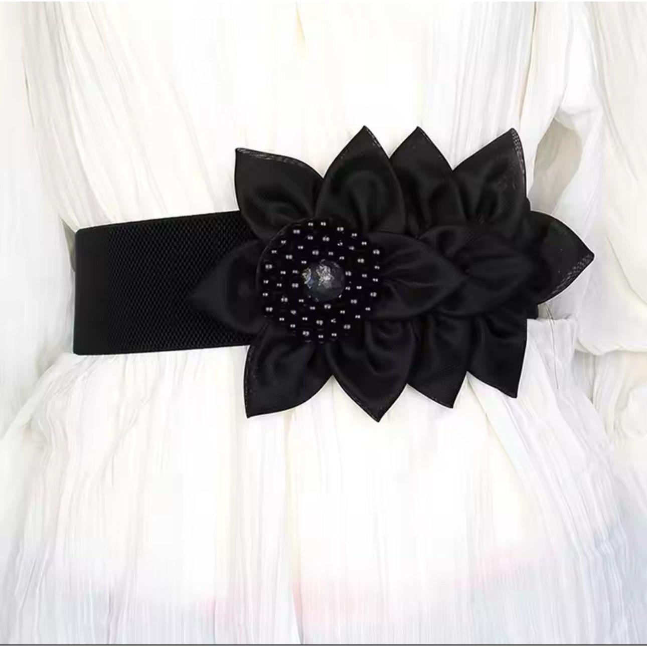 Corsets Waistband Belts Bow Decoration Wide Belt.