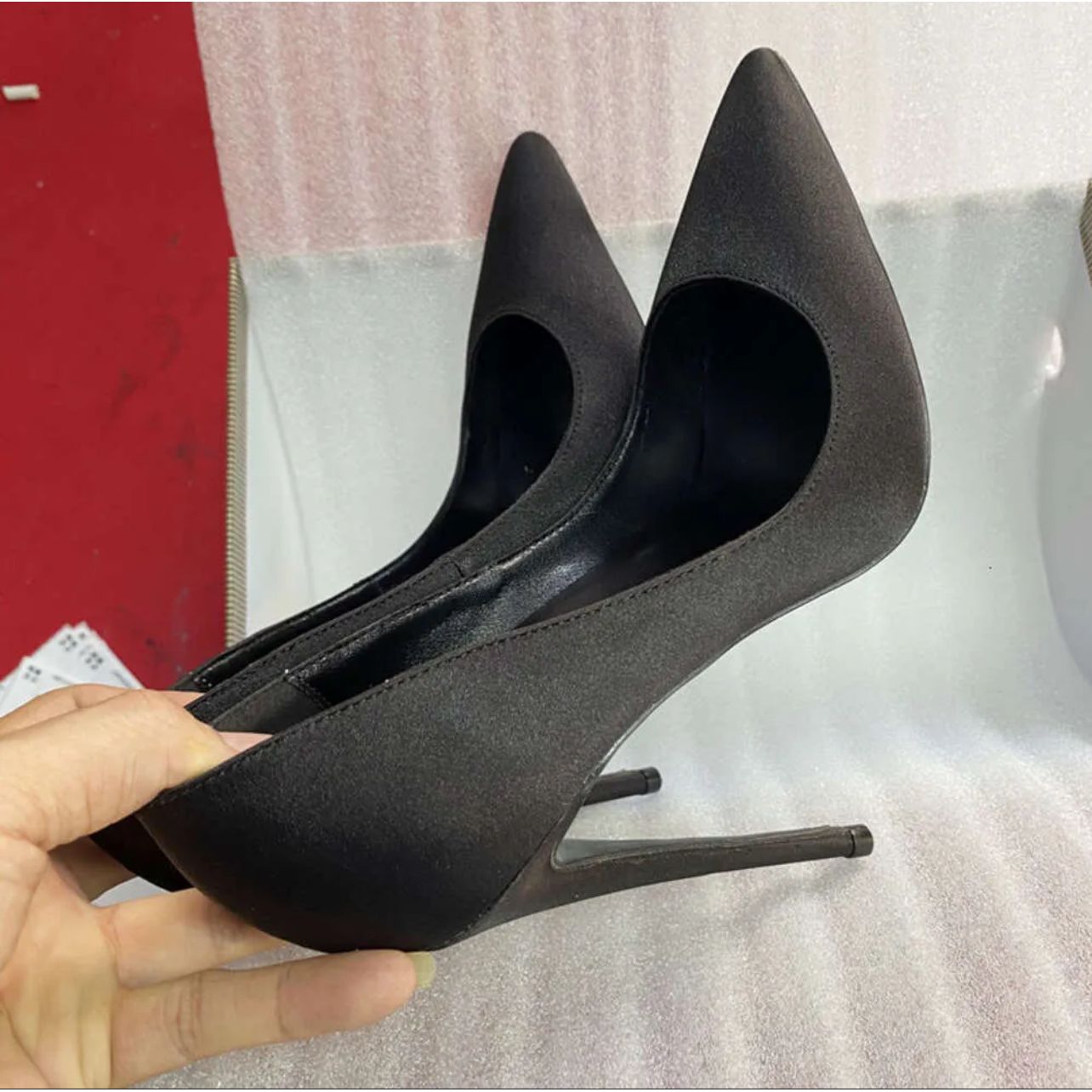 Ladies Plain Pointed Court Stiletto Heel