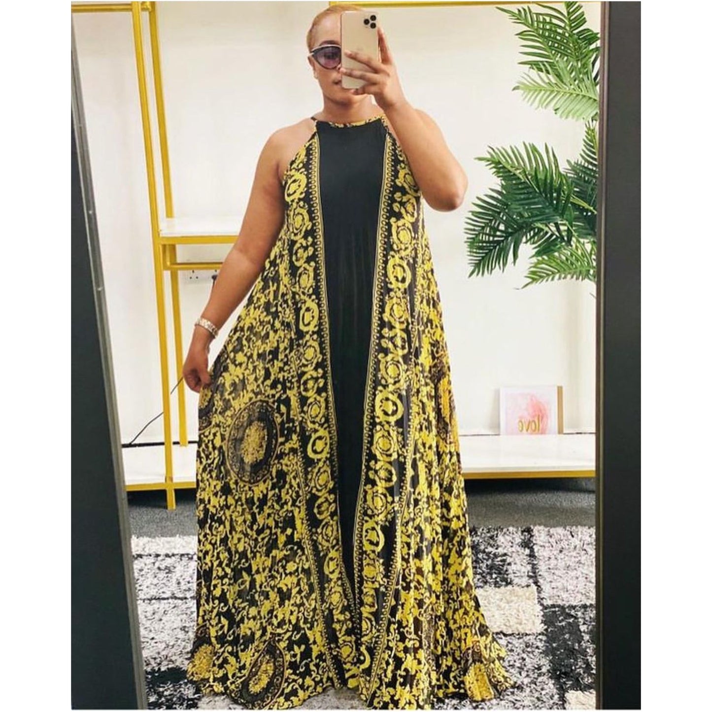 Sleeveless Floral Maxi Dress