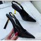 Elegant Comfortable Ankle Strap Pointed-Toe High Heel Sandals