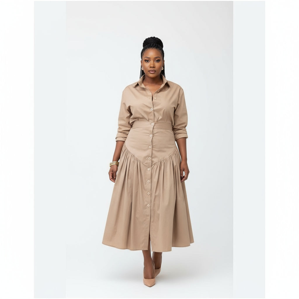 Essential Long Sleeve Skirt Set main image 1