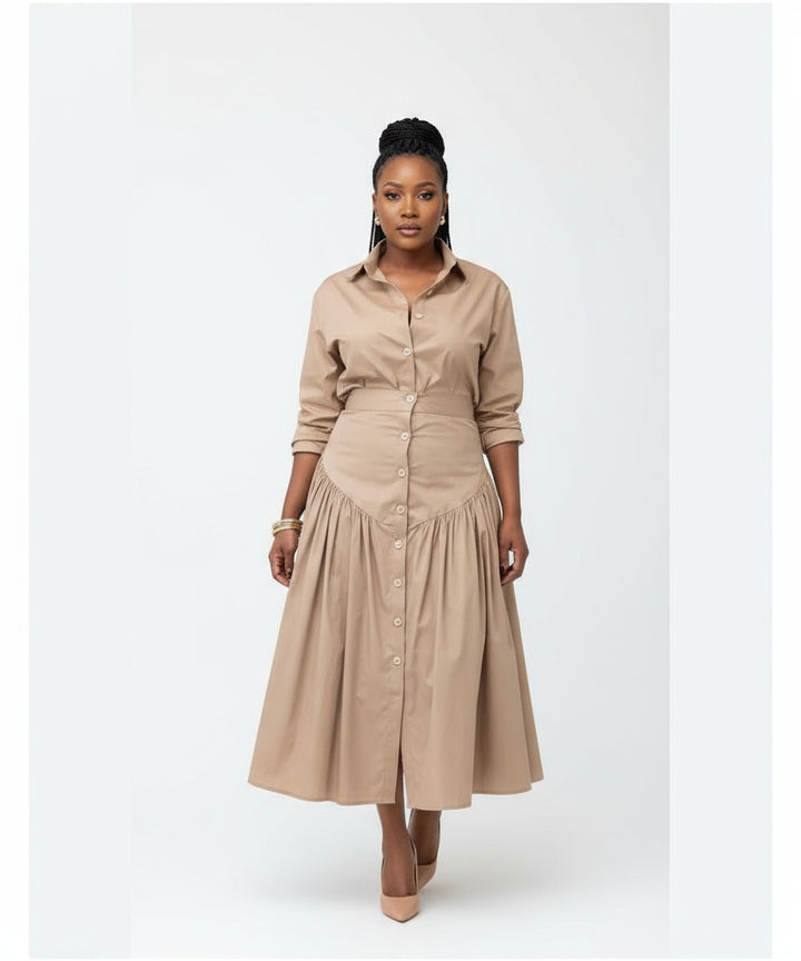 Elegant Fashion Loose Shirt Skirt Suit main image 0