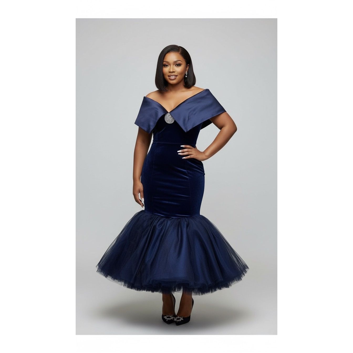 Off-Shoulder Bodycon Mermaid Dress