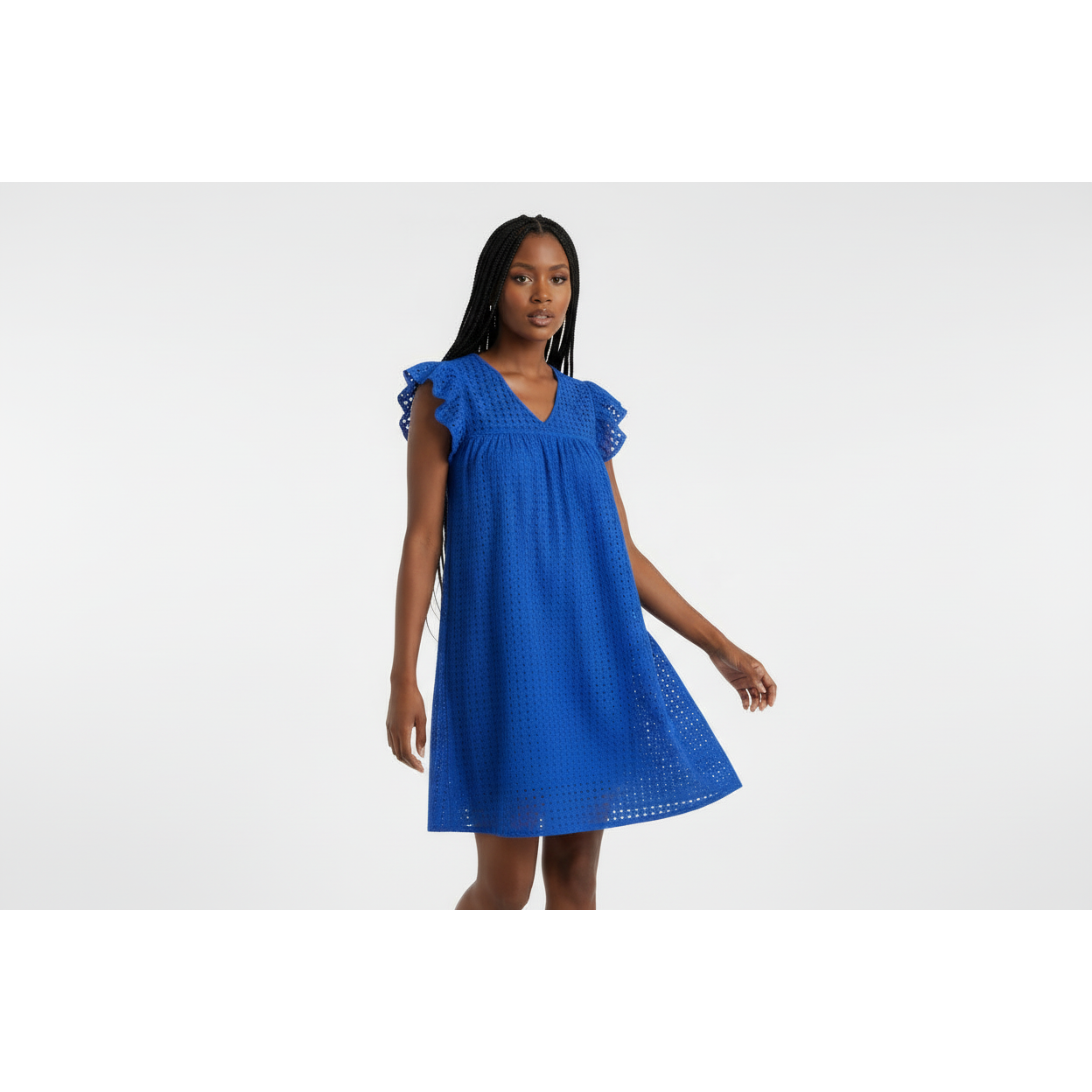 Babydoll Short Dress A-Line Sundress.