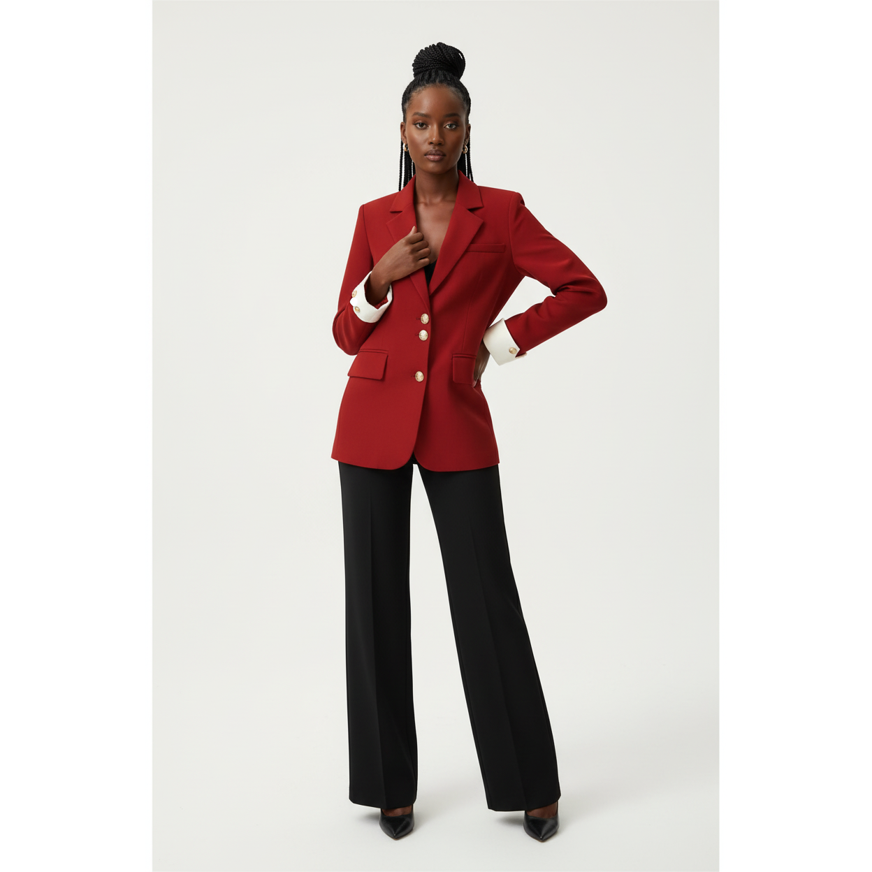 Korean Fashion Spring Autumn Vintage Luxury Splice Office Jacket