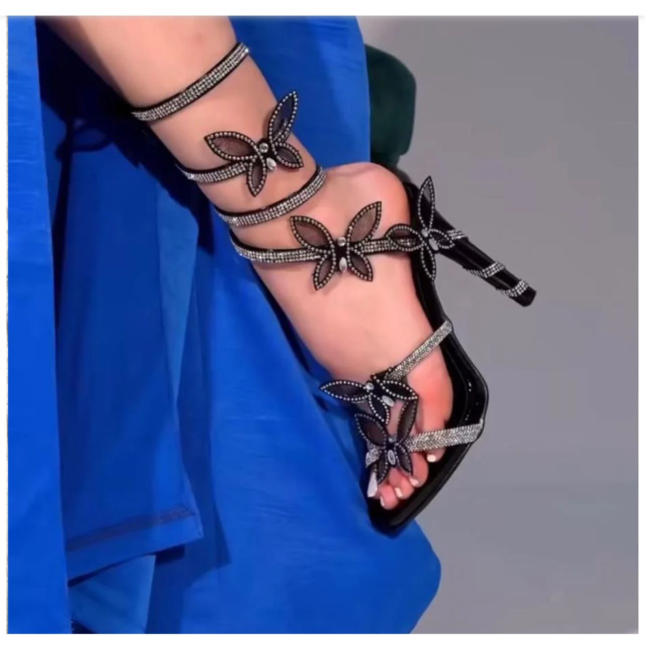 Ladies Spiral Butterfly Heels