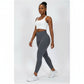 Full Length Seamless Footless Stretching Leggings.