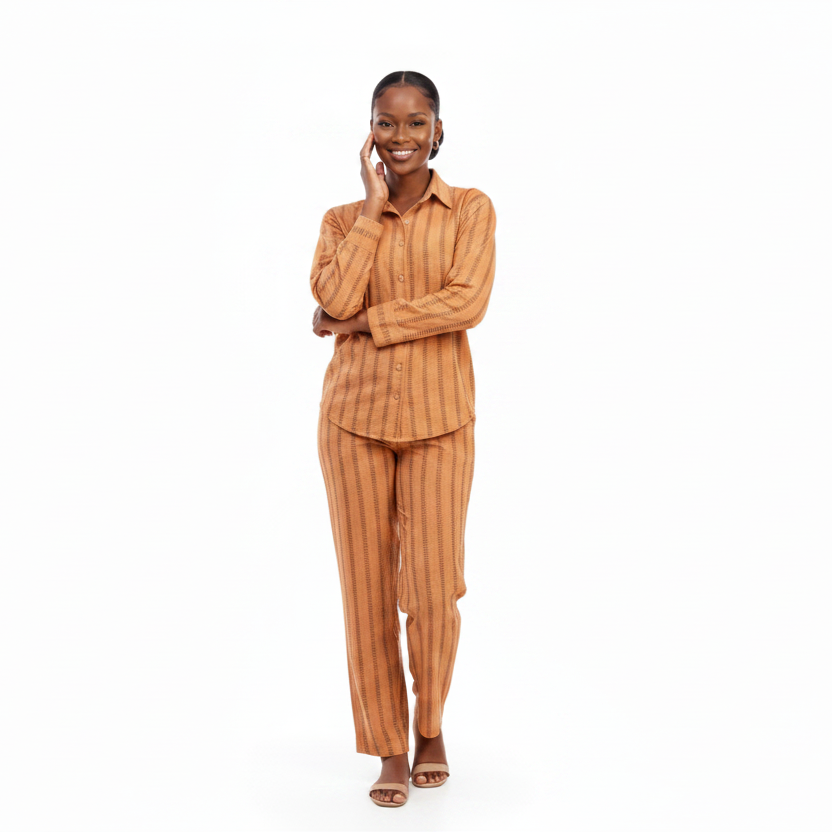 Print Shirt & Pants Set